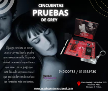 50 Pruebas De Grey Juego Erótico CON TU PAREJA - SEXSHOP PLAZA NORTE.